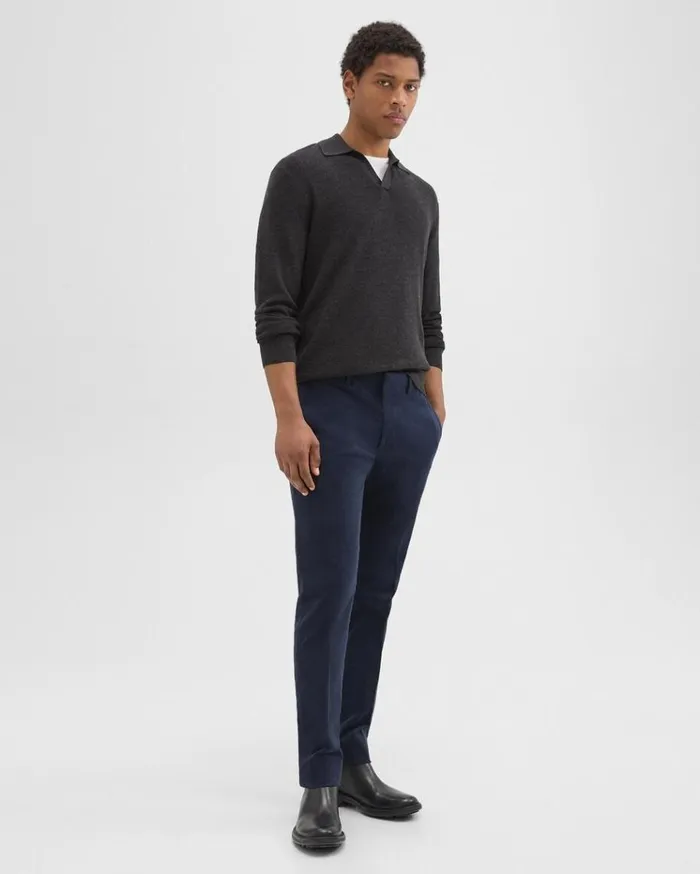 Theory Zaine Pant In Stretch Corduroy Baltic Men Suits Theory Zaine Pant In Stretch Corduroy Baltic Men Suits