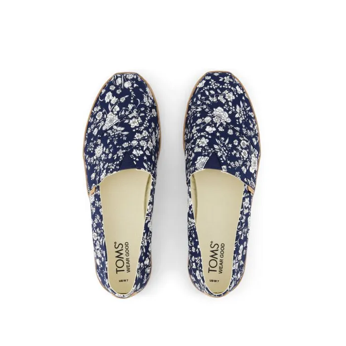 Toms Alpargatas Alpargata Leatherwrap Summer Blooms On Tana Lawn 8211 Women Toms Alpargatas Alpargata Leatherwrap Summer Blooms On Tana Lawn 8211 Women