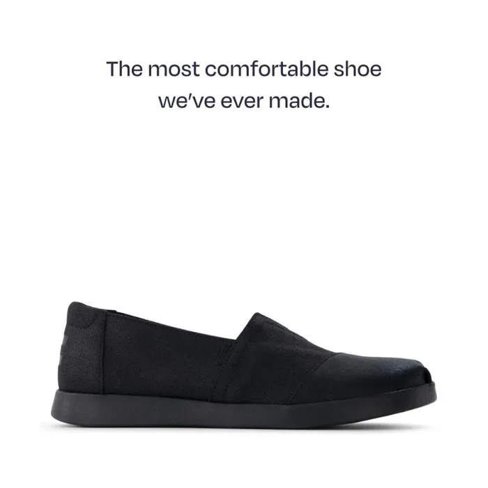 Toms Alpargatas Alpargata Plus All Black Metallic Suede 8211 Women