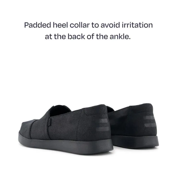 Toms Alpargatas Alpargata Plus All Black Metallic Suede 8211 Women Toms Alpargatas Alpargata Plus All Black Metallic Suede 8211 Women