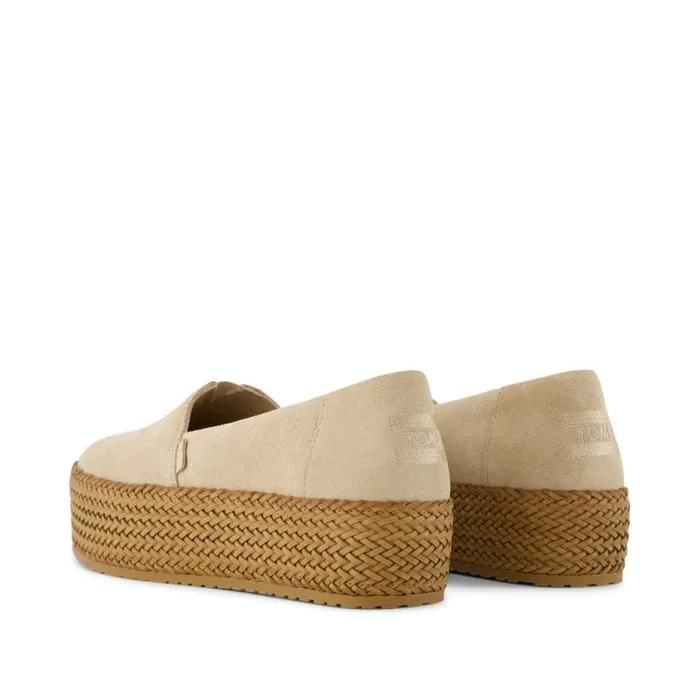 Toms Alpargatas Valencia Platform Espadrille Oatmeal Suede 8211 Women Toms Alpargatas Valencia Platform Espadrille Oatmeal Suede 8211 Women