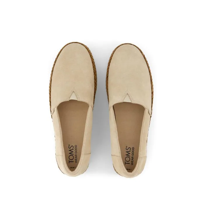 Toms Alpargatas Valencia Platform Espadrille Oatmeal Suede 8211 Women Toms Alpargatas Valencia Platform Espadrille Oatmeal Suede 8211 Women