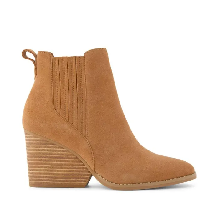 Toms Boots and Booties Noa Ankle Boot Brown Suede 8211 Women