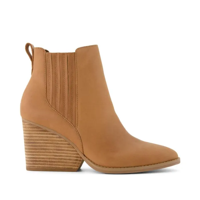 Toms Boots and Booties Noa Ankle Boot Brown Sugar Leather 8211 Women
