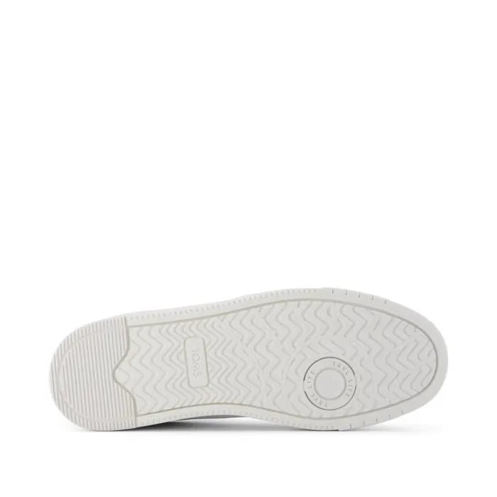 Toms Dress Casual TRVL LITE Court Sneaker White With Black Leather 8211 Men Toms Dress Casual TRVL LITE Court Sneaker White With Black Leather 8211 Men