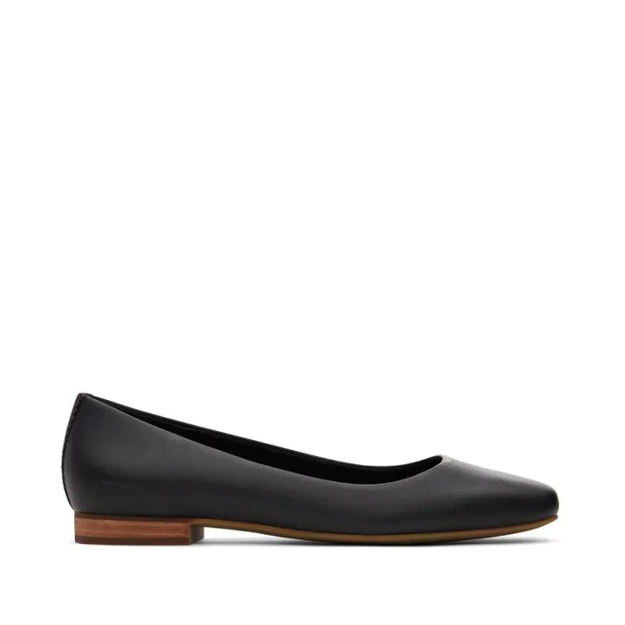 Toms Flats and Loafers Briella Flat Black Leather 8211 Women