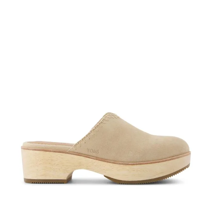 Toms Heels and Wedges Addison Clog Heel Deco Natural 8211 Women