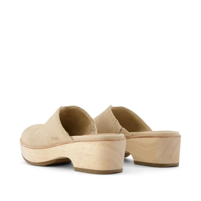Toms Heels and Wedges Addison Clog Heel Deco Natural 8211 Women Toms Heels and Wedges Addison Clog Heel Deco Natural 8211 Women