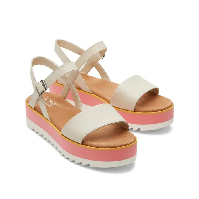 Toms Sandals Brynn Platform Sandal Leather Fog 8211 Women Toms Sandals Brynn Platform Sandal Leather Fog 8211 Women