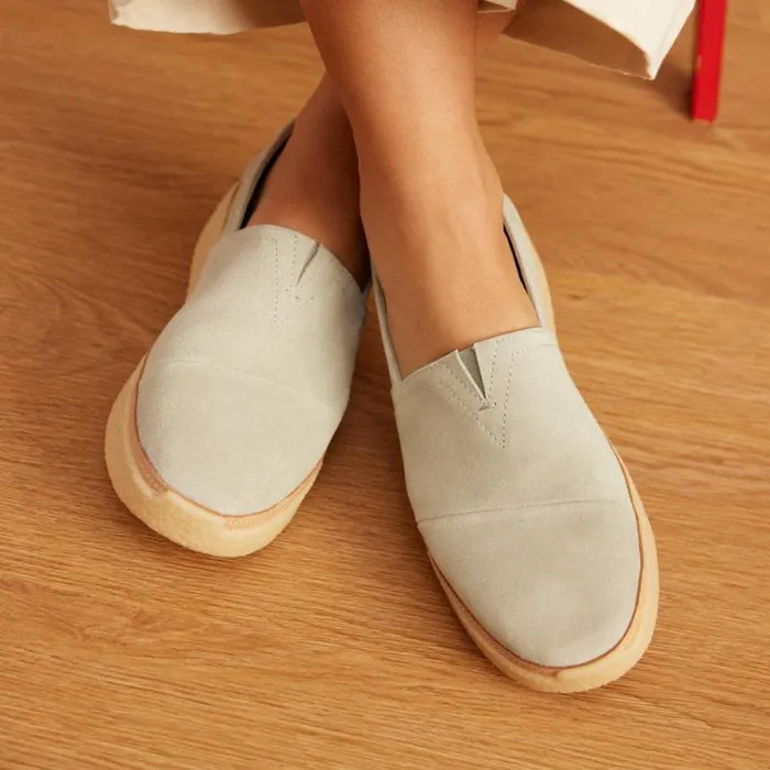 Toms Slip Ons Adelaide Espadrille Clay Premium Suede 8211 Women Toms Slip Ons Adelaide Espadrille Clay Premium Suede 8211 Women