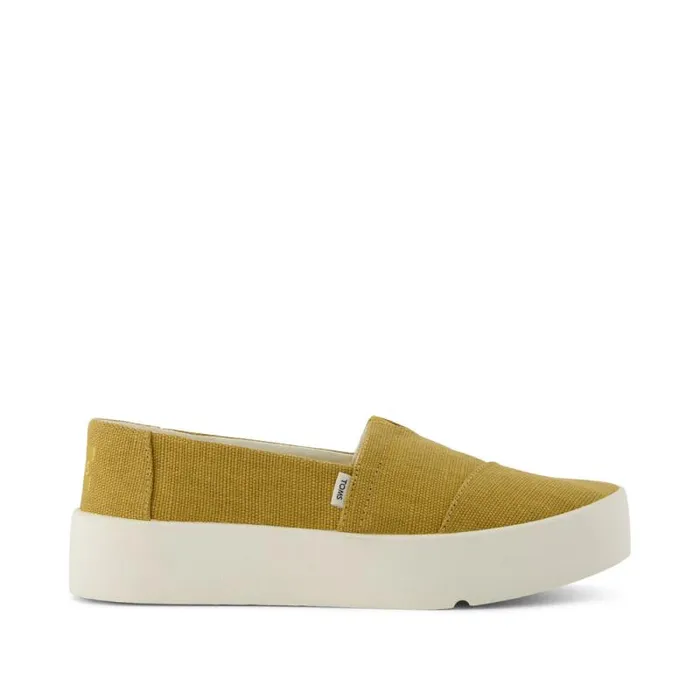 Toms Slip Ons Verona Slip On Sneaker Heritage Golden Canvas 8211 Women