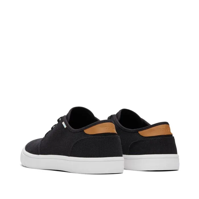 Toms Sneakers Carlo LaceUp Sneaker Black Heritage Canvas 8211 Men Toms Sneakers Carlo LaceUp Sneaker Black Heritage Canvas 8211 Men