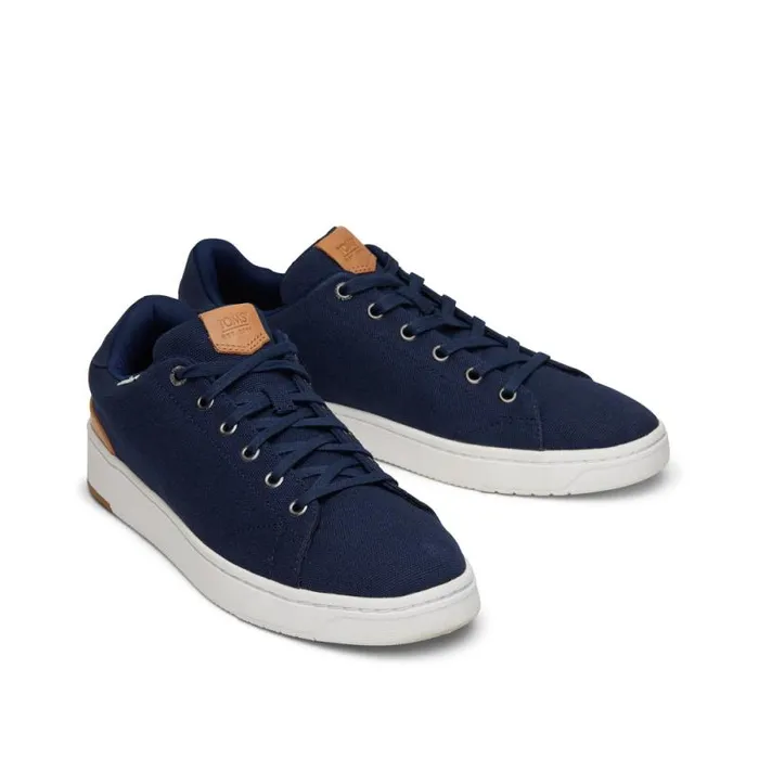 Toms Sneakers TRVL LITE LaceUp Sneaker Navy Blue Canvas 8211 Men Toms Sneakers TRVL LITE LaceUp Sneaker Navy Blue Canvas 8211 Men
