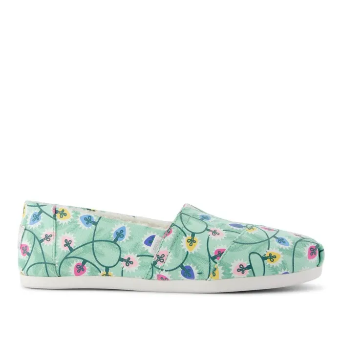 Toms TOMS Classics Alpargata Cloudbound Cozy Wintergreen Glow In The Dark Tree Lights 8211 Women Toms TOMS Classics Alpargata Cloudbound Cozy Wintergreen Glow In The Dark Tree Lights 8211 Women