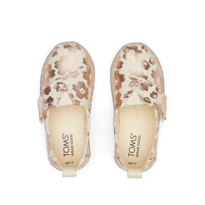 Toms TOMS Classics Alpargata Toddler Shoe Ojai Foil Floral 8211 KidsWomen Toms TOMS Classics Alpargata Toddler Shoe Ojai Foil Floral 8211 KidsWomen