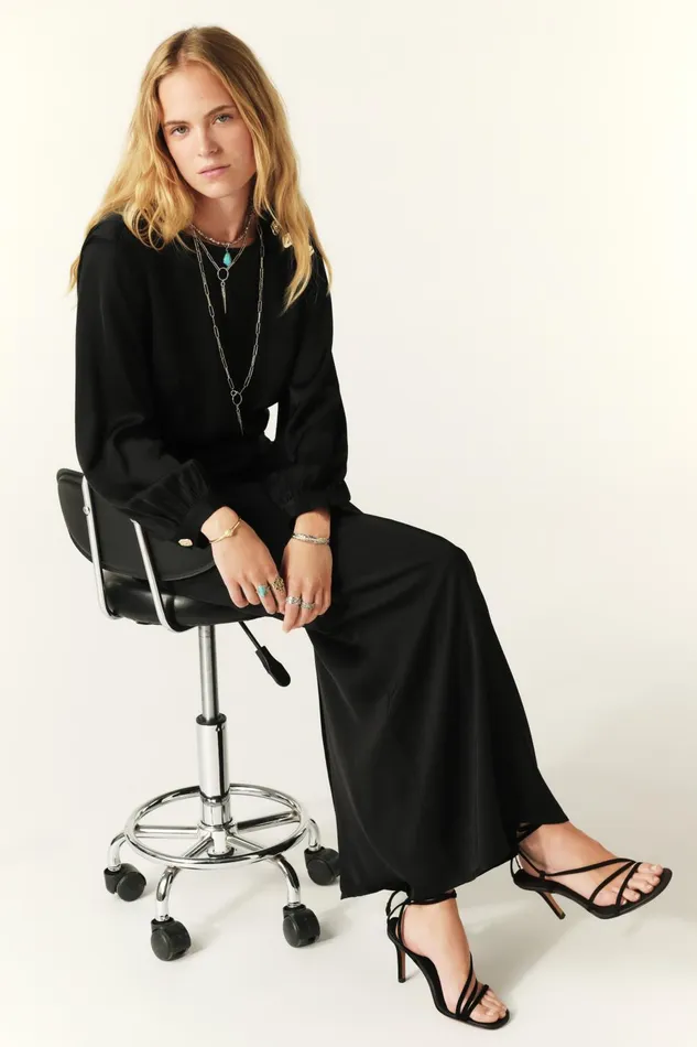 Top Jenny Black Women Baandsh Tops and Shirts