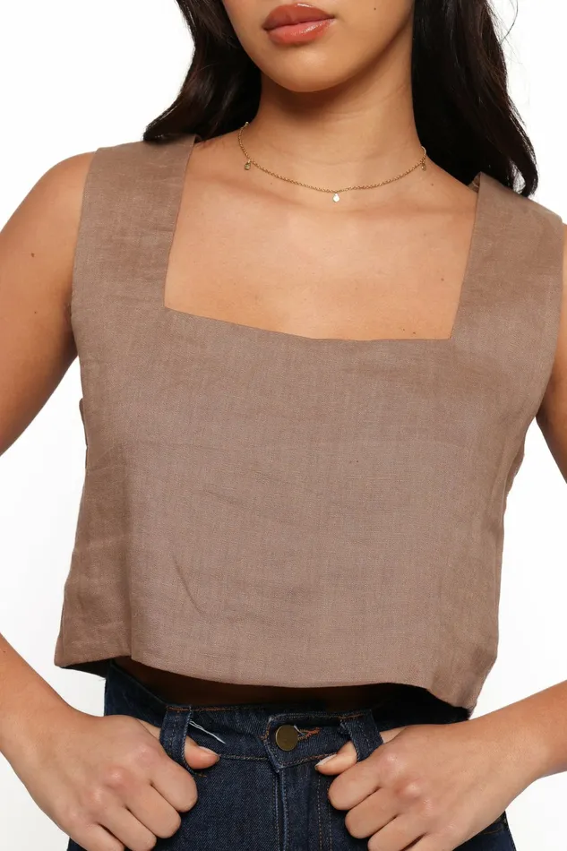 Tops Devlin Top Mocha 8211 Petal and Pup Women