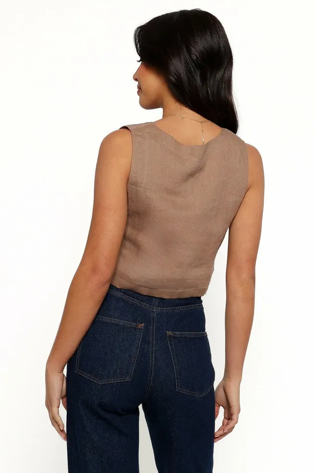 Tops Devlin Top Mocha 8211 Petal and Pup Women