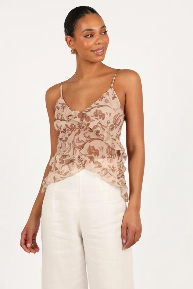 Tops Petal and Pup Women Gabrielle Ruffle Top Wild Orchid