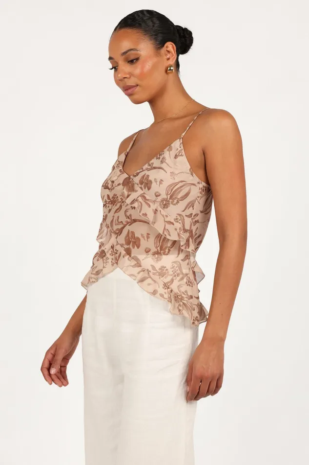 Tops Petal and Pup Women Gabrielle Ruffle Top Wild Orchid