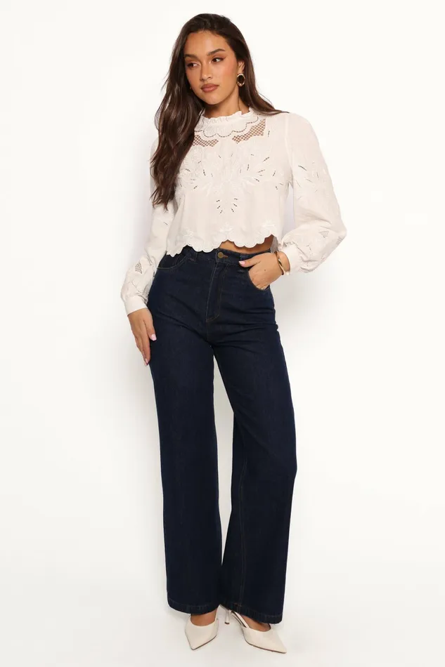 Tops Petal and Pup Women Sallie Top White