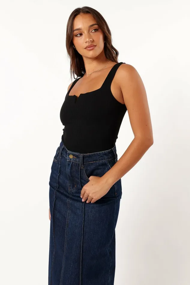 Tops Santina Top Black Petal and Pup Women