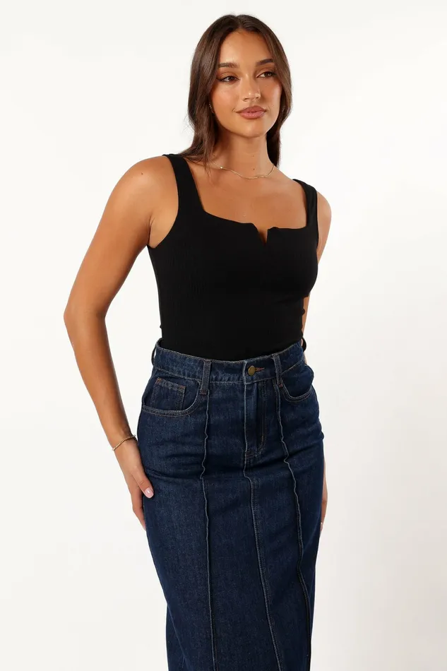 Tops Santina Top Black Petal and Pup Women