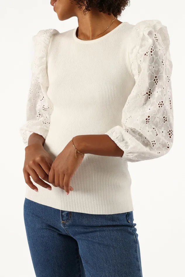 Tops Women Petal and Pup Halle Top White