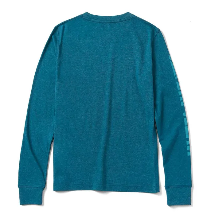 Trademark Banner Long Sleeve Tee Mallard Heather Women Cat Footwear Tops and Outerwear