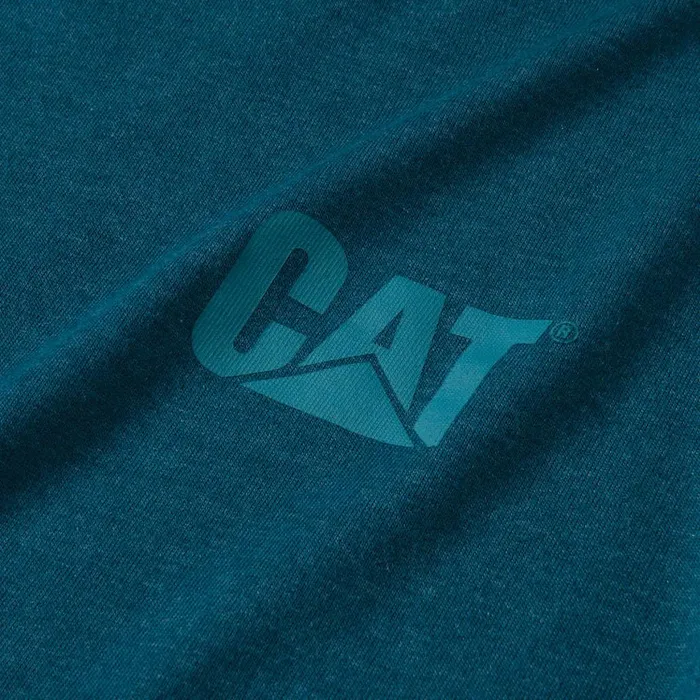 Trademark Banner Long Sleeve Tee Mallard Heather Women Cat Footwear Tops and Outerwear