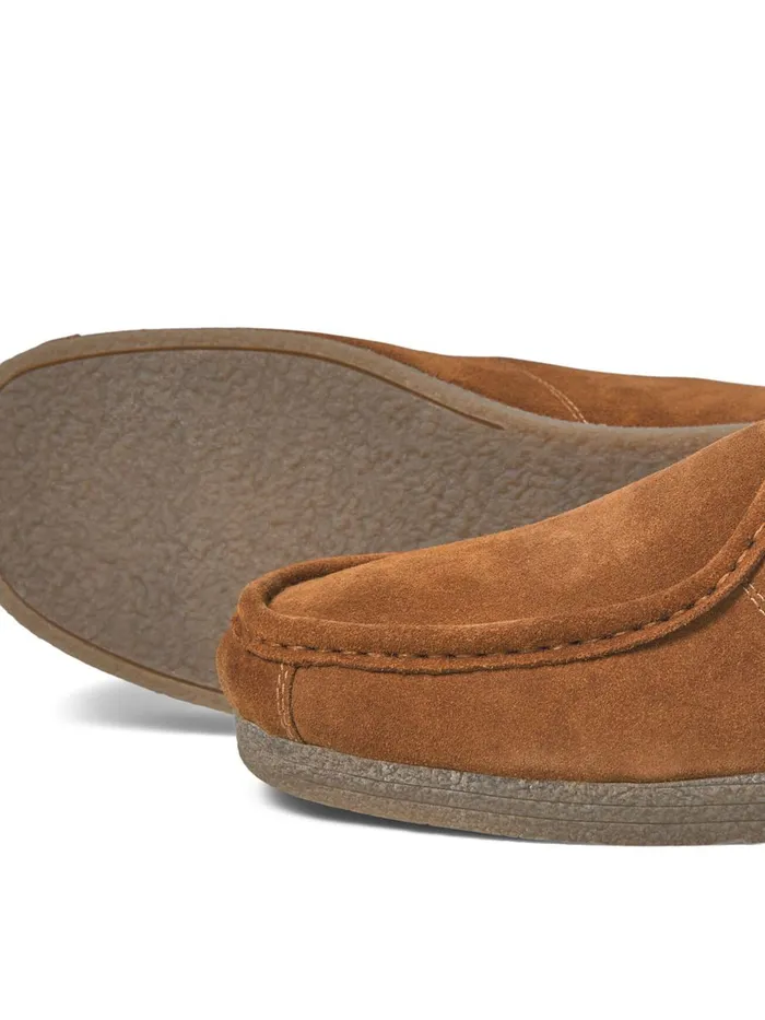 Trainers JACK and JONES Mens SUEDE SNEAKERS Brown Cognac Gift 4 You