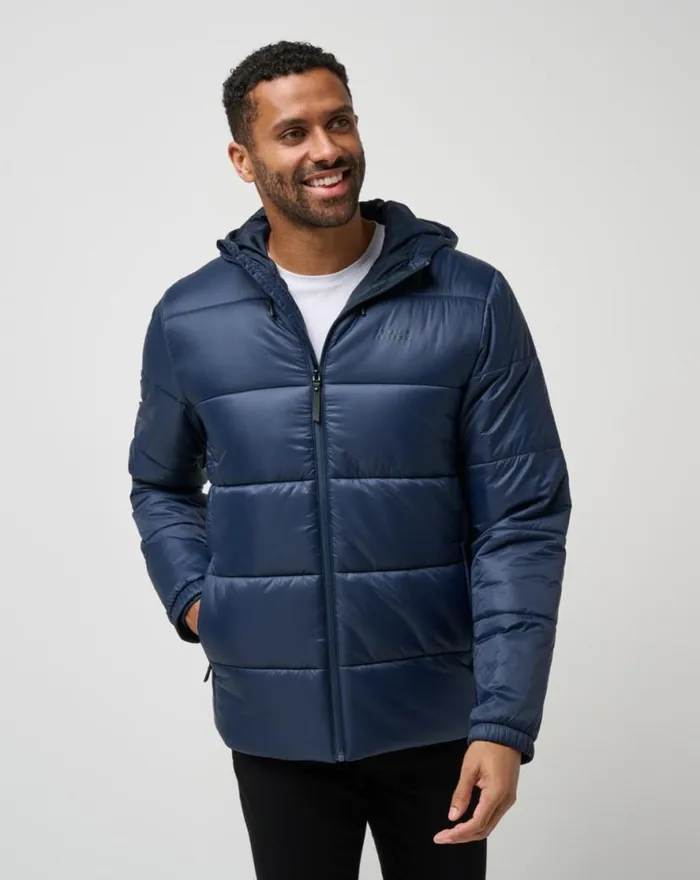 TravisMathew AVES TECH PUFFER JACKET Total Eclipse Men Jackets
