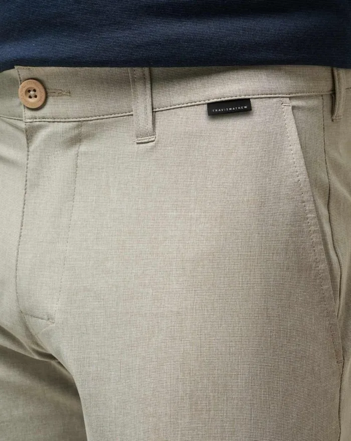 TravisMathew BECK SHORT 95IN Khaki Men Shorts TravisMathew BECK SHORT 95IN Khaki Men Shorts