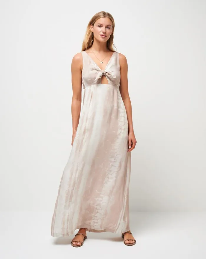 TravisMathew CITY TO SHORE MAXI DRESS Brazilian Sand Women Dresses TravisMathew CITY TO SHORE MAXI DRESS Brazilian Sand Women Dresses