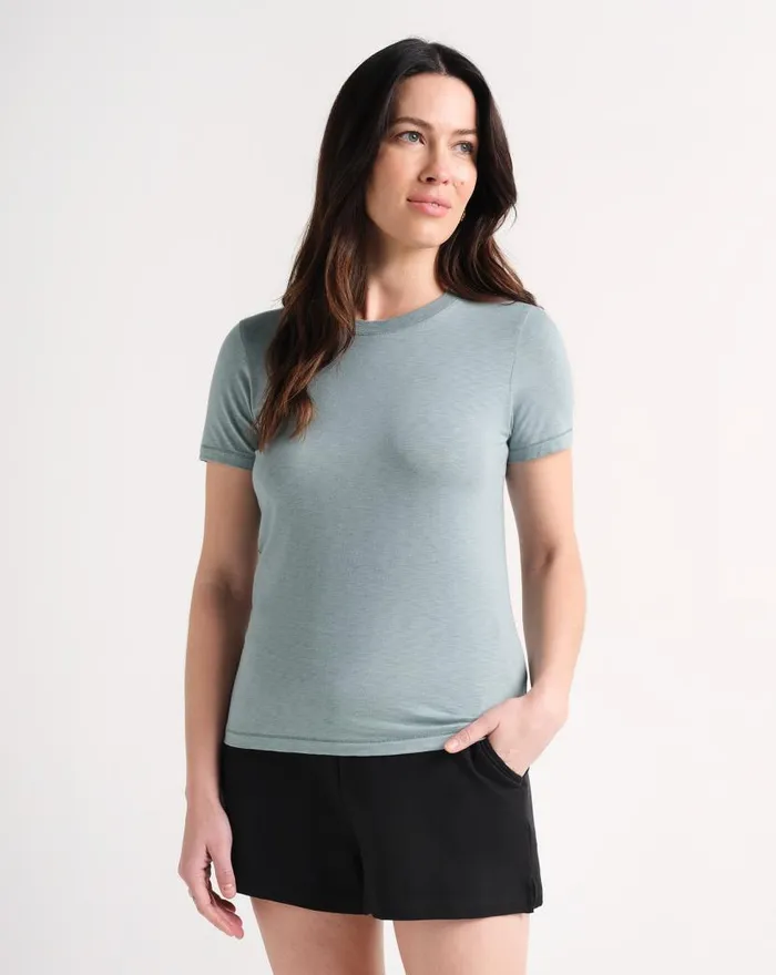 TravisMathew CLOUD JERSEY TEE Trooper Women Tees