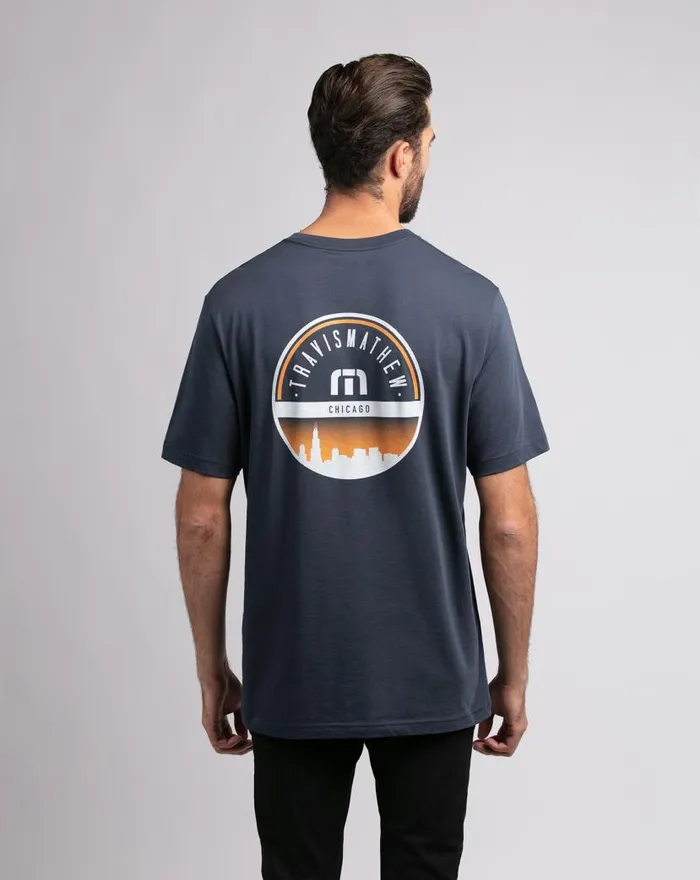 TravisMathew DA BEERS TEE Mood Indigo Men Tees
