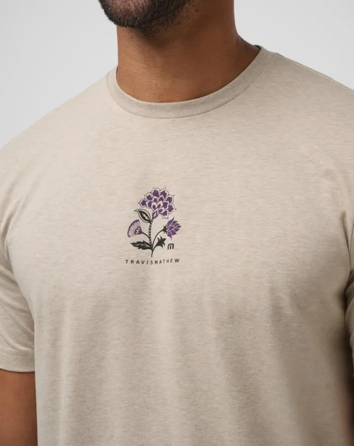 TravisMathew FADING SUNLIGHT TEE Oxford Tan Men Tees TravisMathew FADING SUNLIGHT TEE Oxford Tan Men Tees