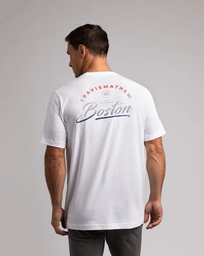 TravisMathew HARVARD SQUARE TEE White Men Tees