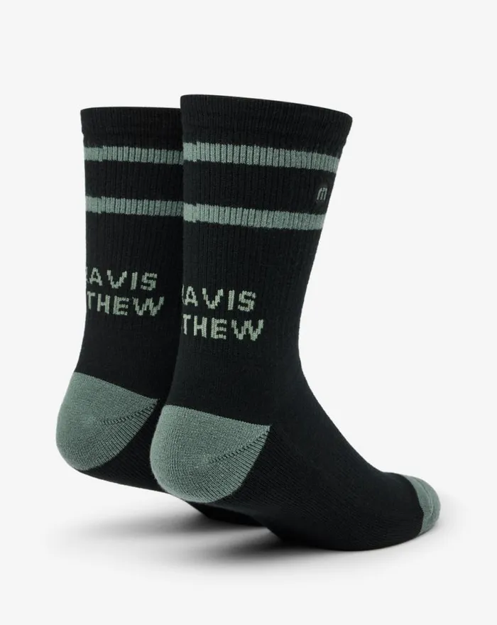 TravisMathew HIGHWAY TOWN CREW SOCK Black MenWomen Socks TravisMathew HIGHWAY TOWN CREW SOCK Black MenWomen Socks