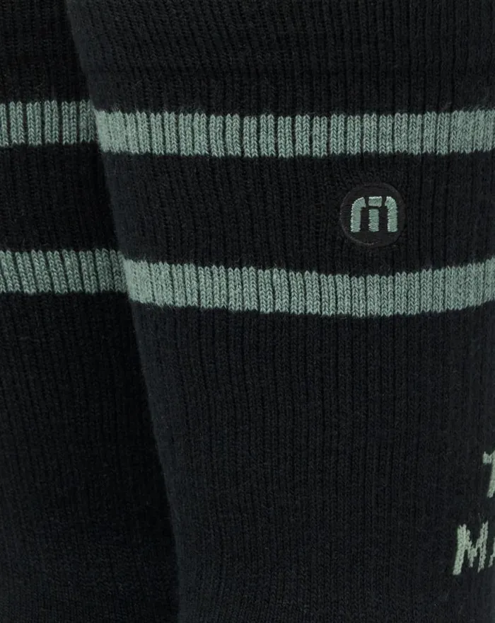 TravisMathew HIGHWAY TOWN CREW SOCK Black MenWomen Socks TravisMathew HIGHWAY TOWN CREW SOCK Black MenWomen Socks