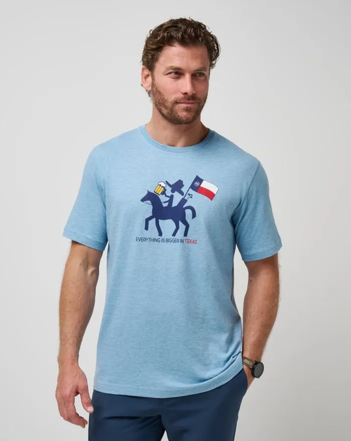 TravisMathew HOOT AND HOLLAR 20 TEE Heather Allure Men Tees