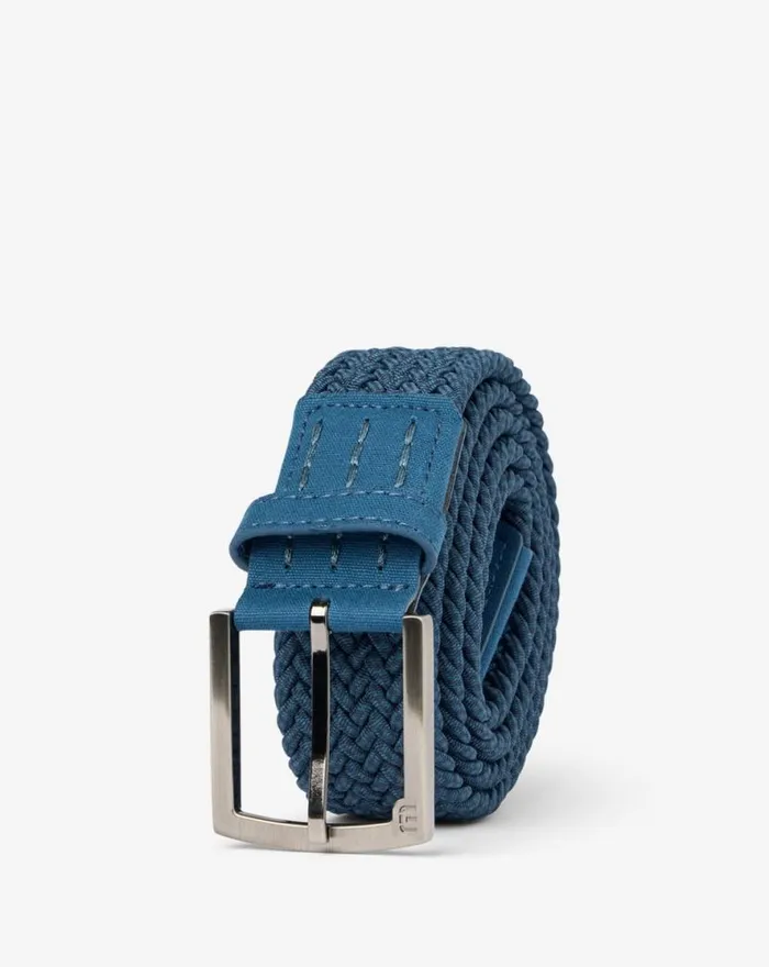 TravisMathew LITTLE LUCK STRETCH WOVEN BELT Dark Teal MenWomen Belts