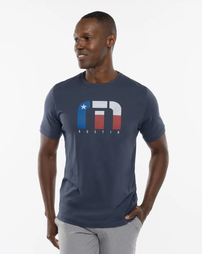 TravisMathew LIVE MUSIC TEE Mood Indigo Men Tees
