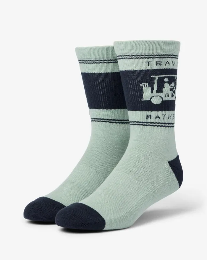 TravisMathew MAPES CREW SOCK Jadeite MenWomen Socks
