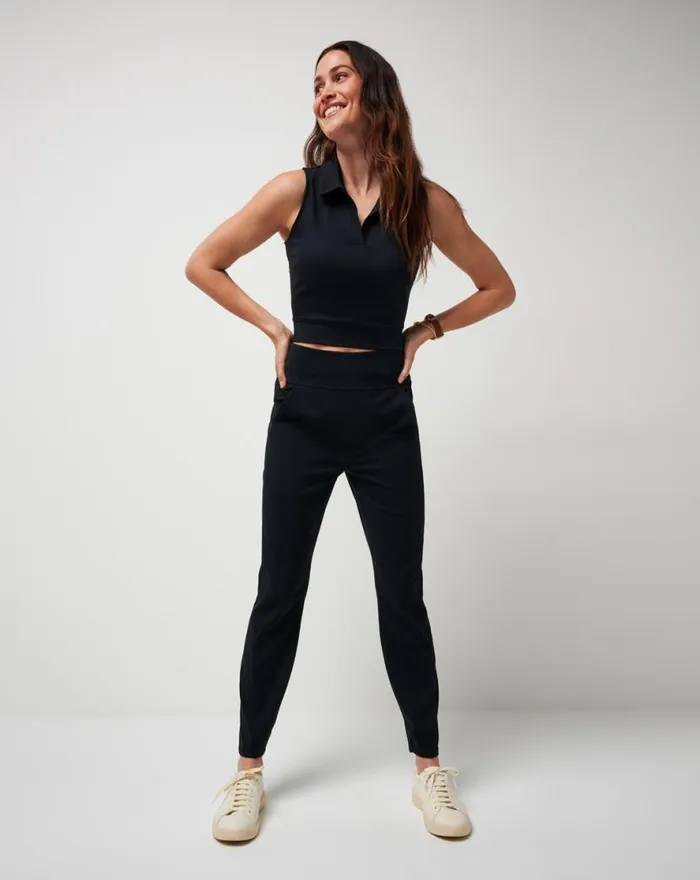 TravisMathew MOVEKNIT RESILIENCE PANT Black Women Pants TravisMathew MOVEKNIT RESILIENCE PANT Black Women Pants