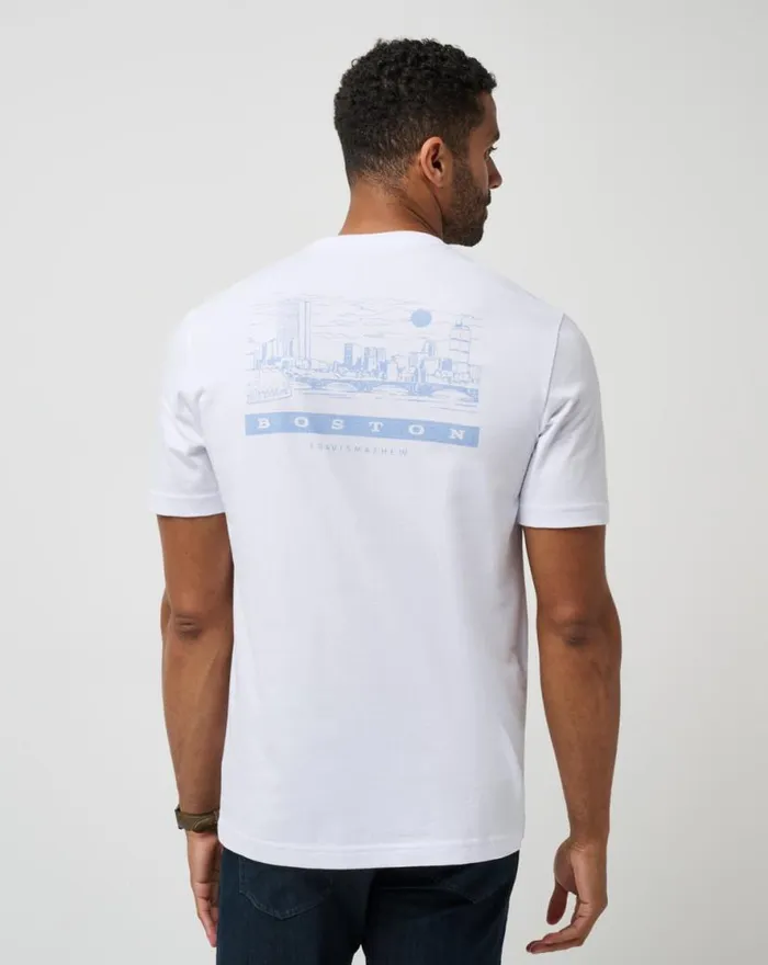 TravisMathew NORTHERN HEMISPHERE TEE White Men Tees