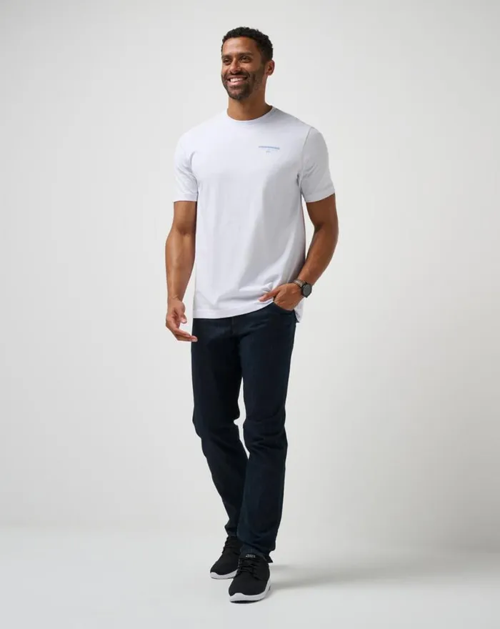 TravisMathew NORTHERN HEMISPHERE TEE White Men Tees