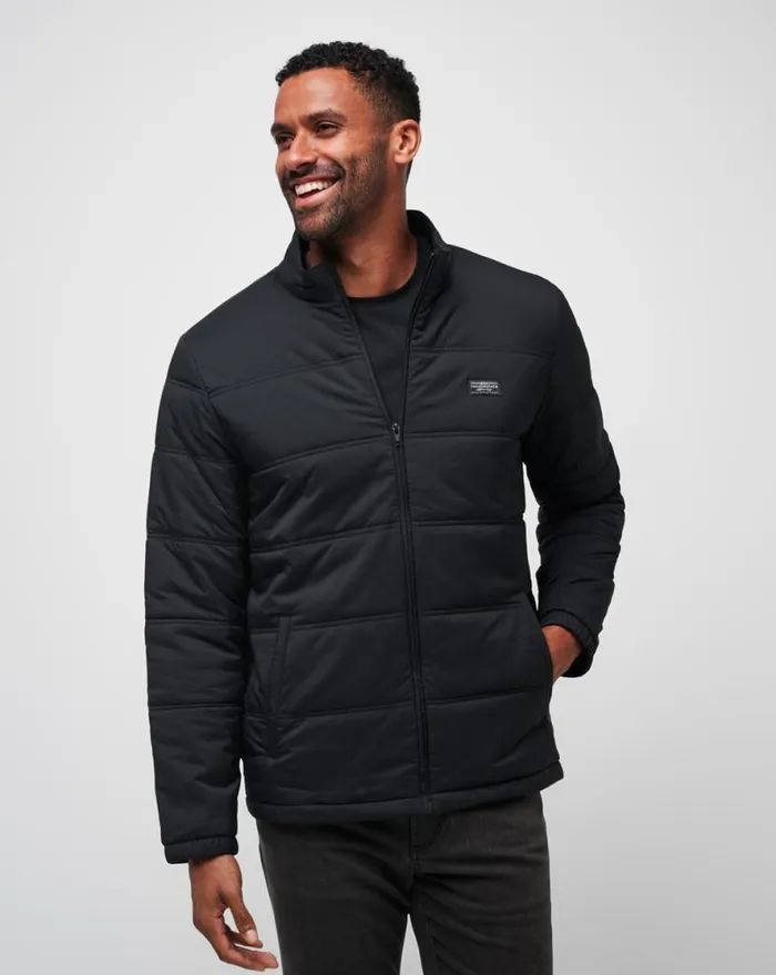 TravisMathew PALISADES PUFFER JACKET Black Men Jackets