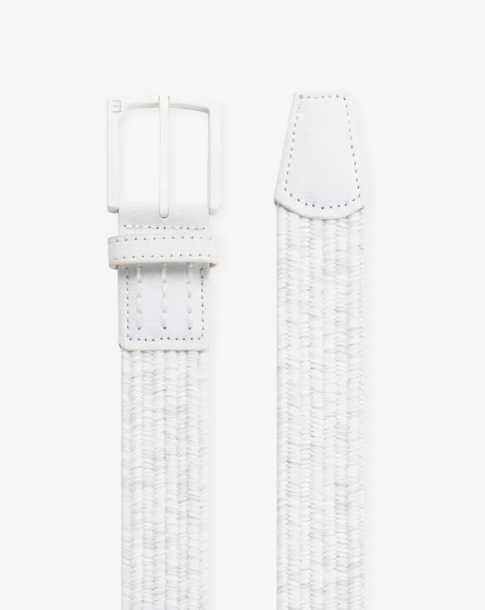 TravisMathew POPSICLE 20 STRETCH WOVEN BELT Whitemicro Chip MenWomen Belts TravisMathew POPSICLE 20 STRETCH WOVEN BELT Whitemicro Chip MenWomen Belts
