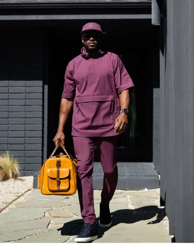 TravisMathew SPORT MODE JOGGER Mauve Wine Men Pants